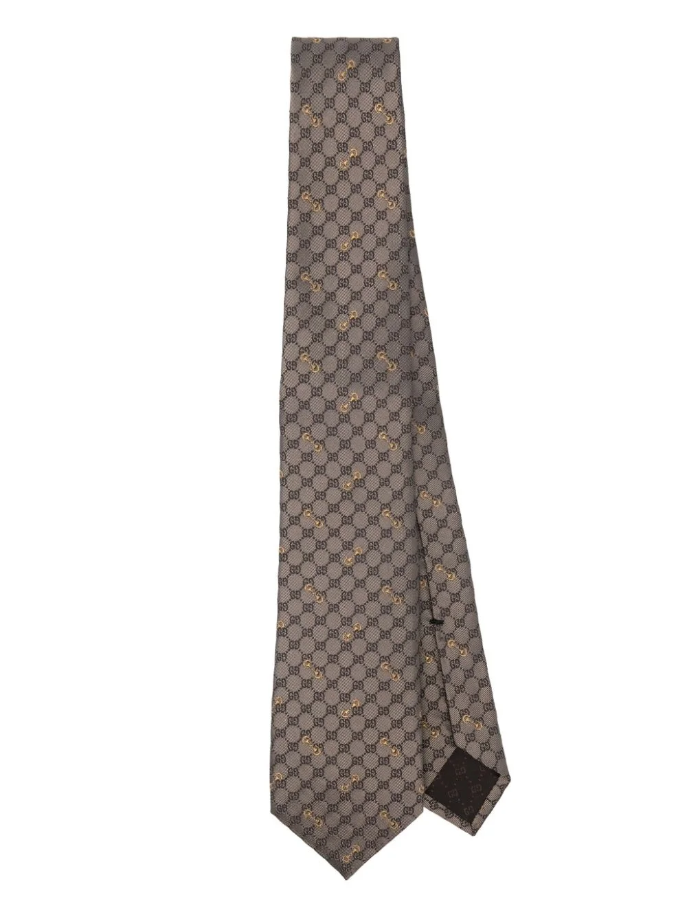 GG jacquard silk tie - 1