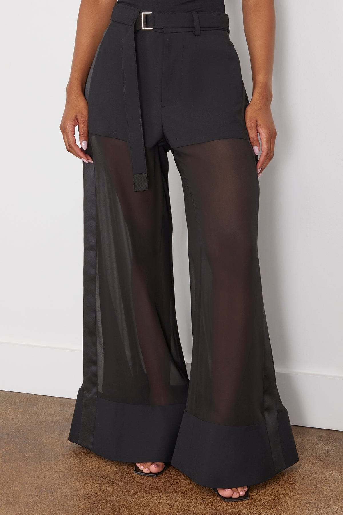 Suiting Mix Pants in Black - 3