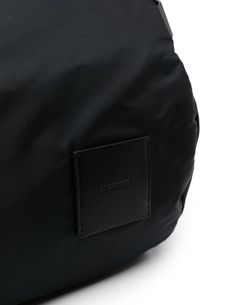 logo-patch circular duffle bag 3