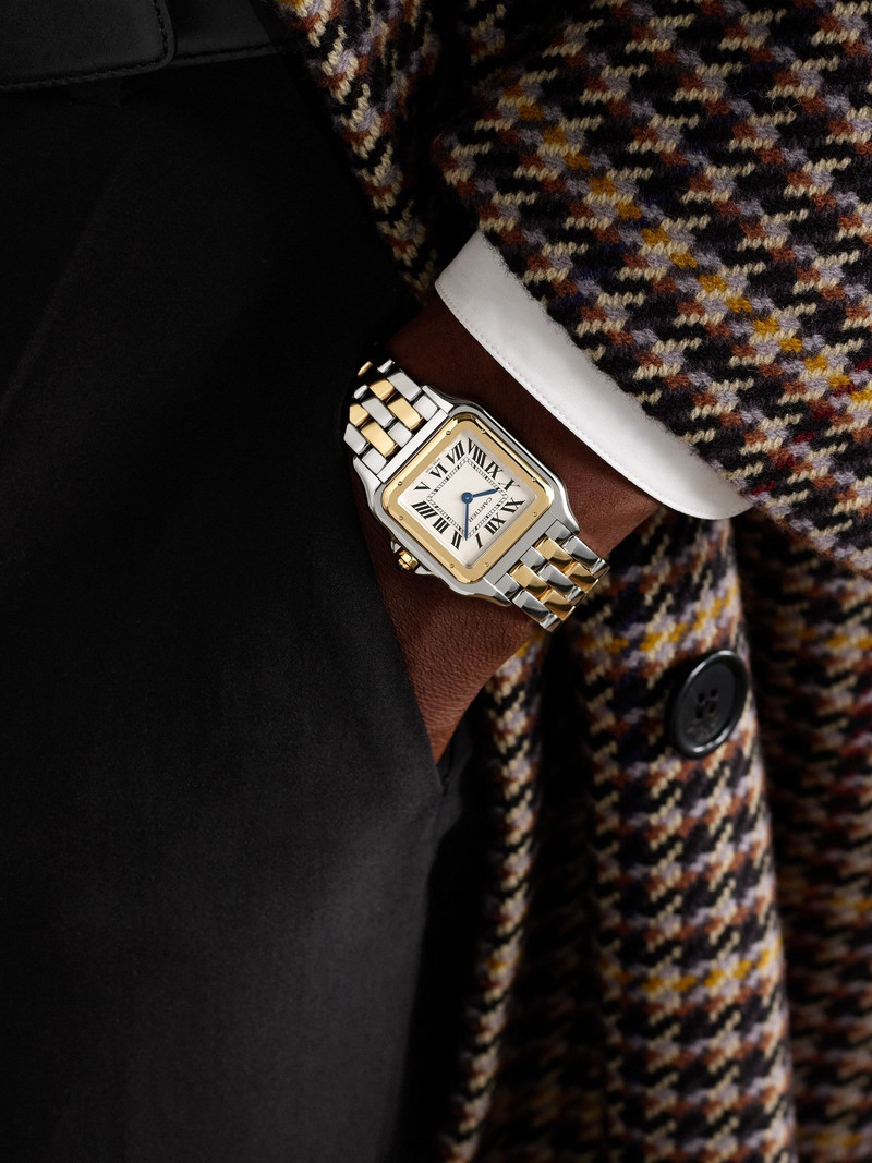 Cartier Panthère de Cartier Large 42mm 18-Karat Gold and Steel Watch, Ref. No. W2PN0016 White outlook