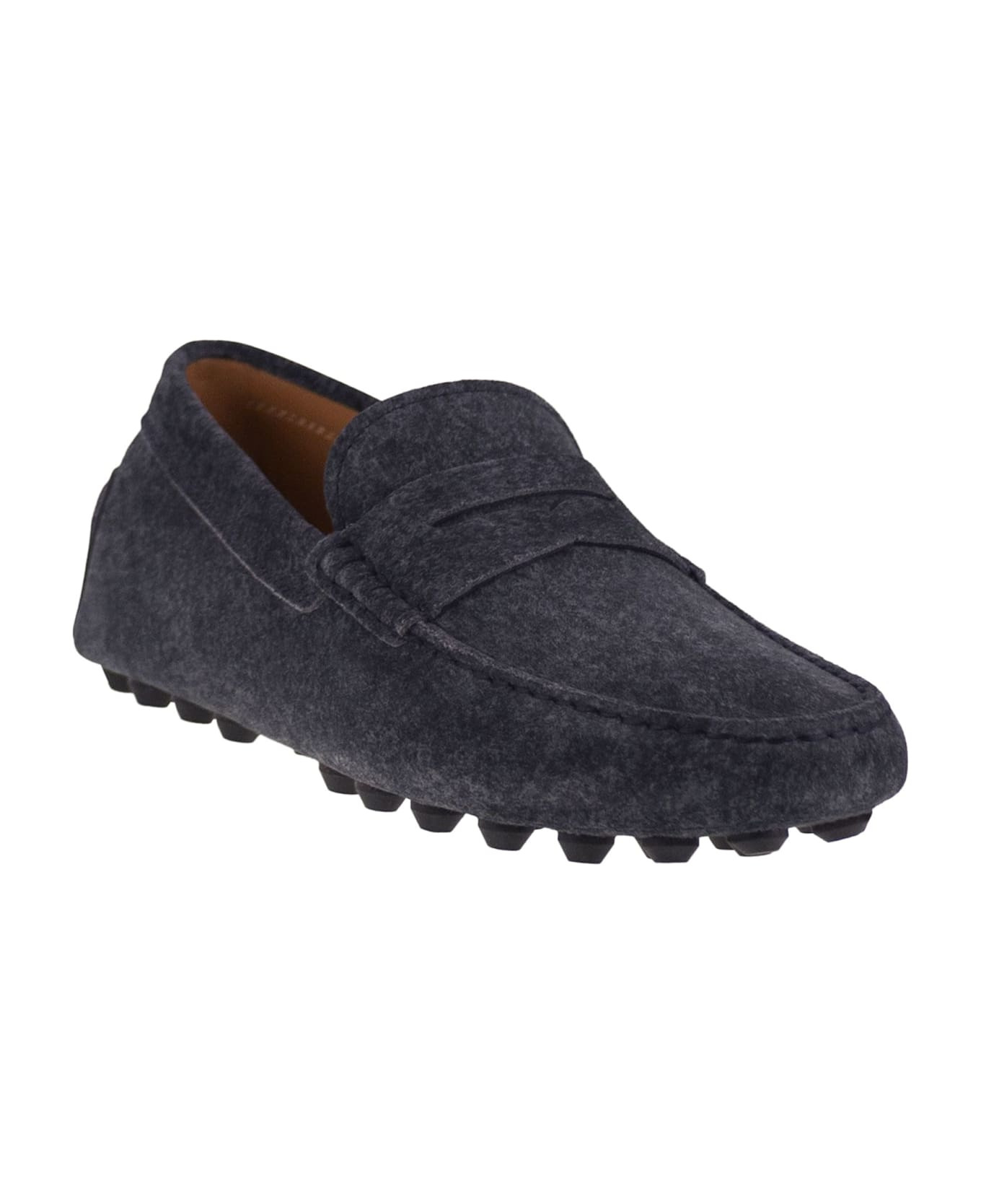 Gommino Bubble Sole In Suede Leather - 2
