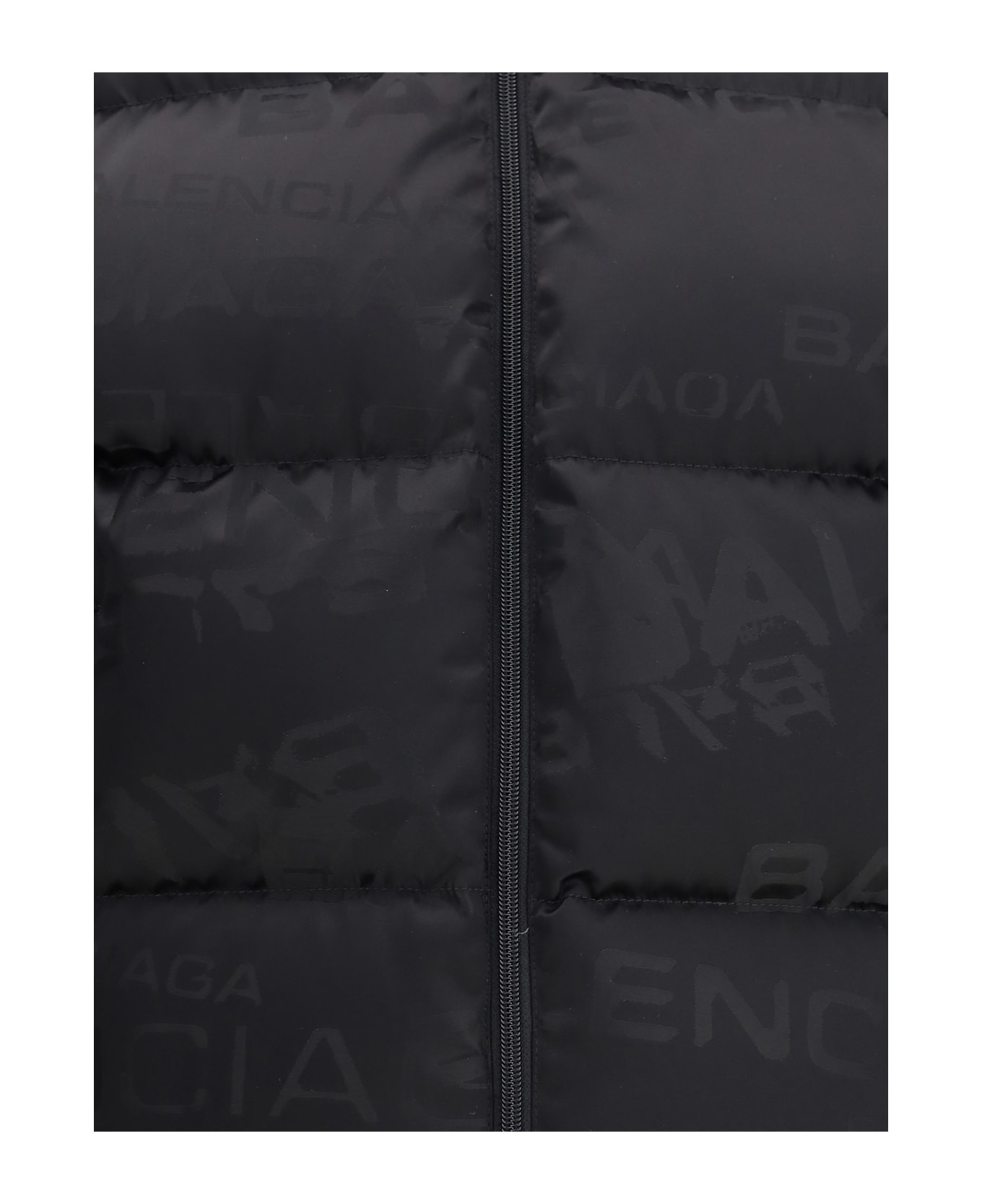 Cropped Puffer Jacket With Logo Motif - 3