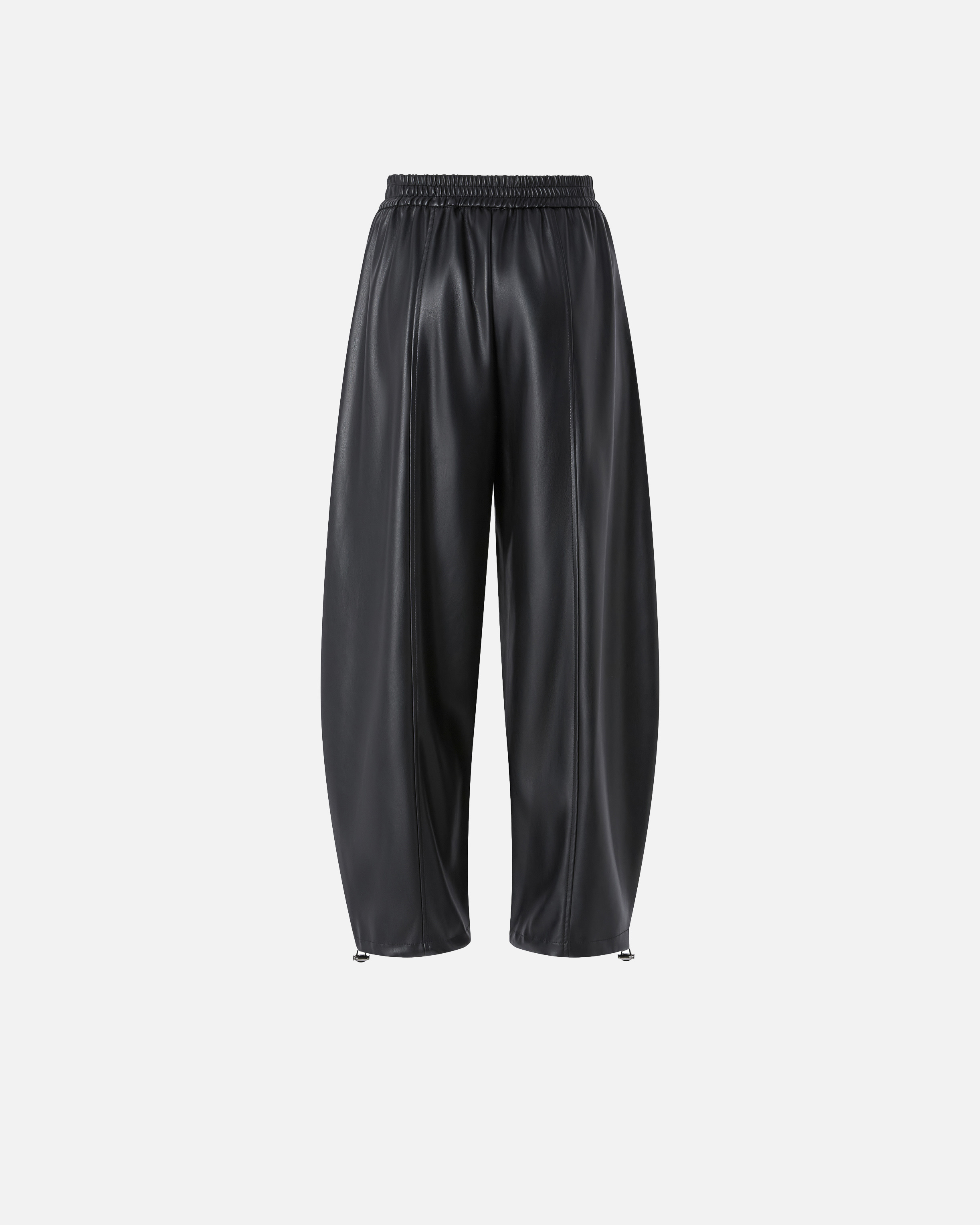 FAUX LEATHER BALLOON TROUSERS - 6