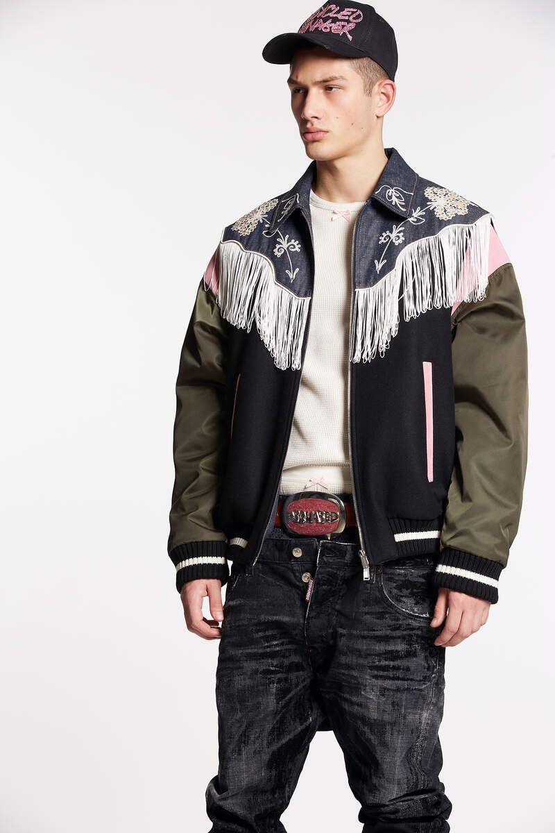 WESTERN VARSITY BOMBER JACKET - 3