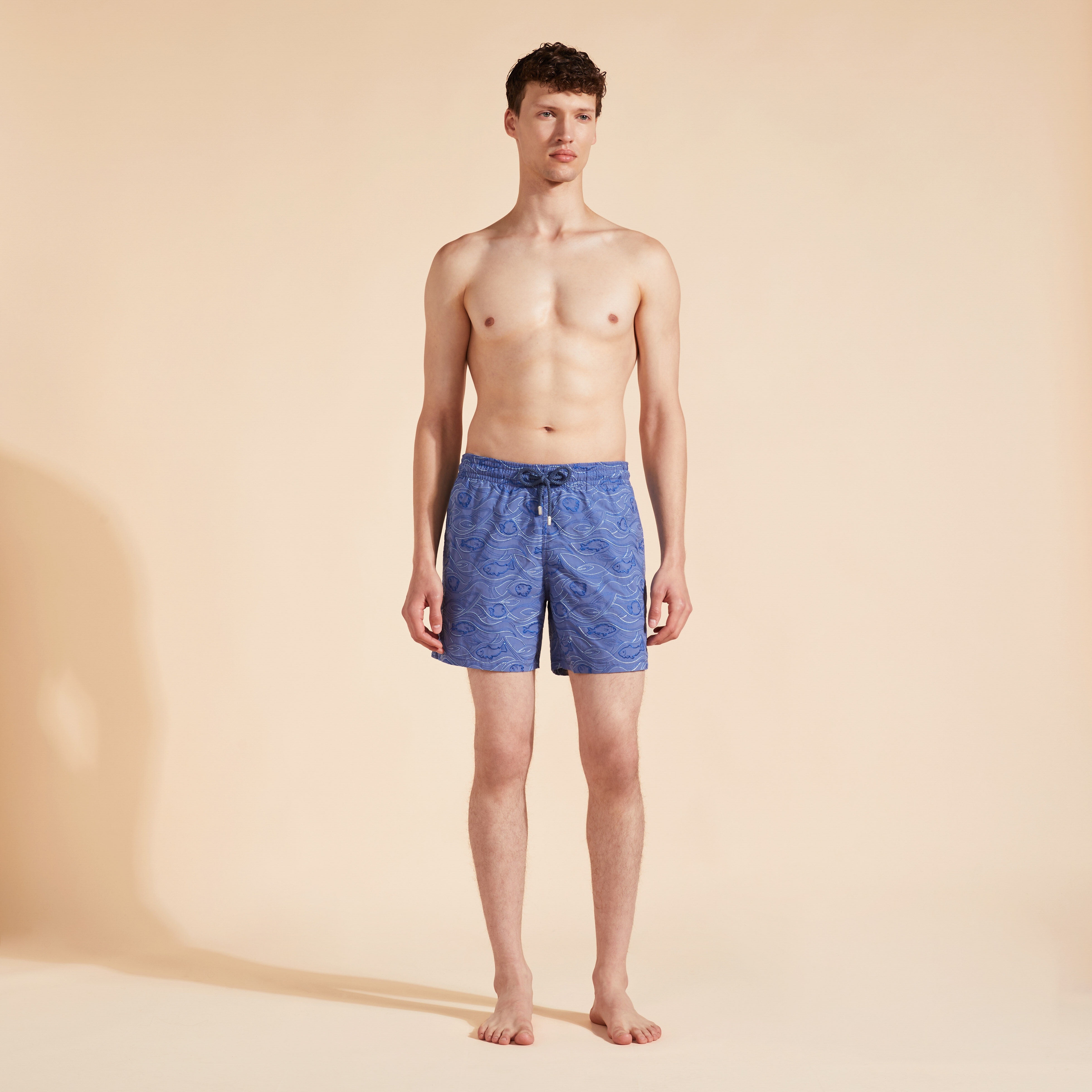 Men Swim Shorts Embroidered Aquarium- Limited Edition - 3