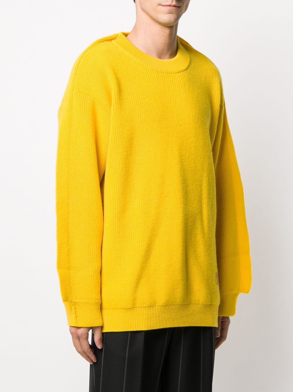 oversized wool jumper - 4