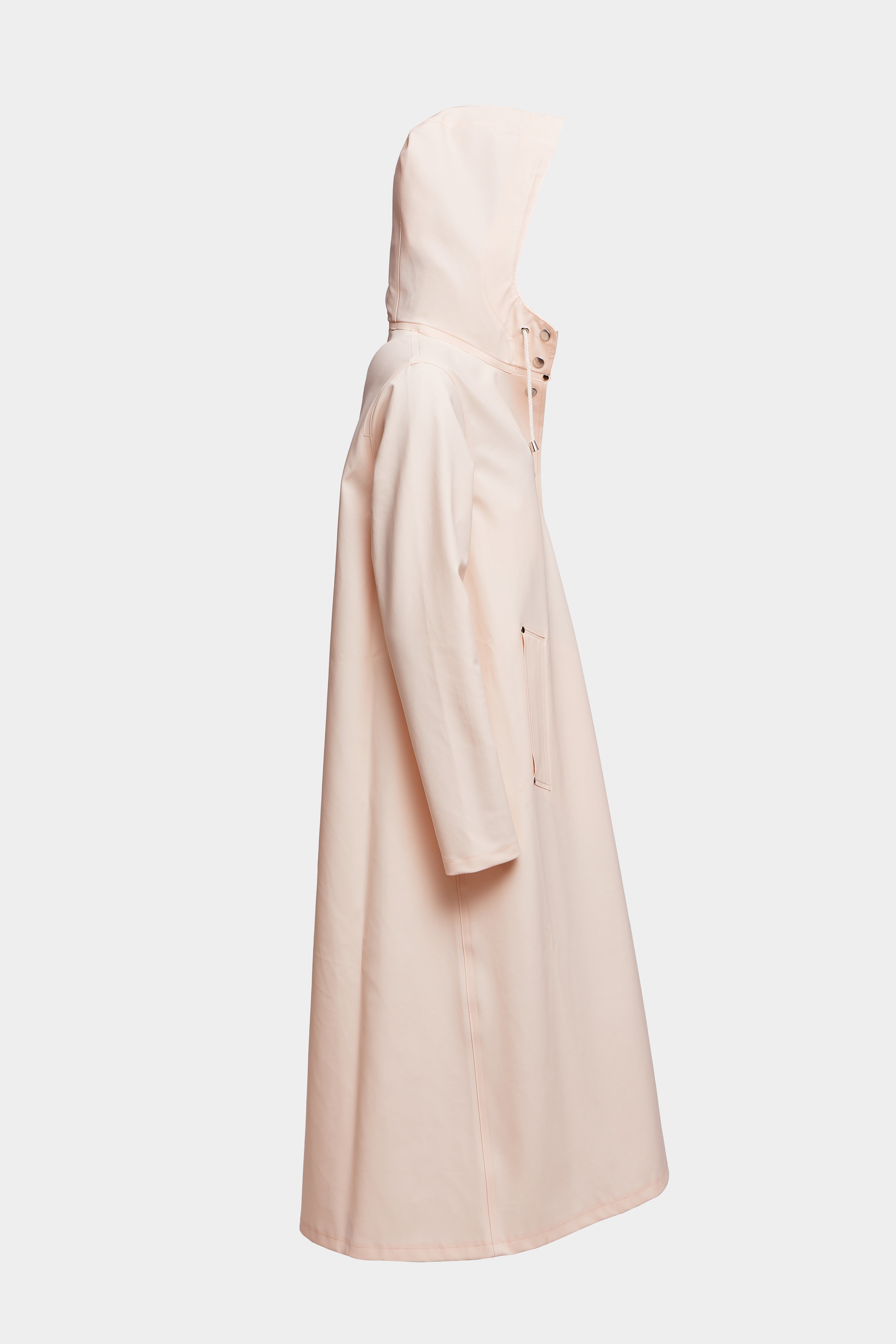 Mosebacke Long Raincoat Peach - 5