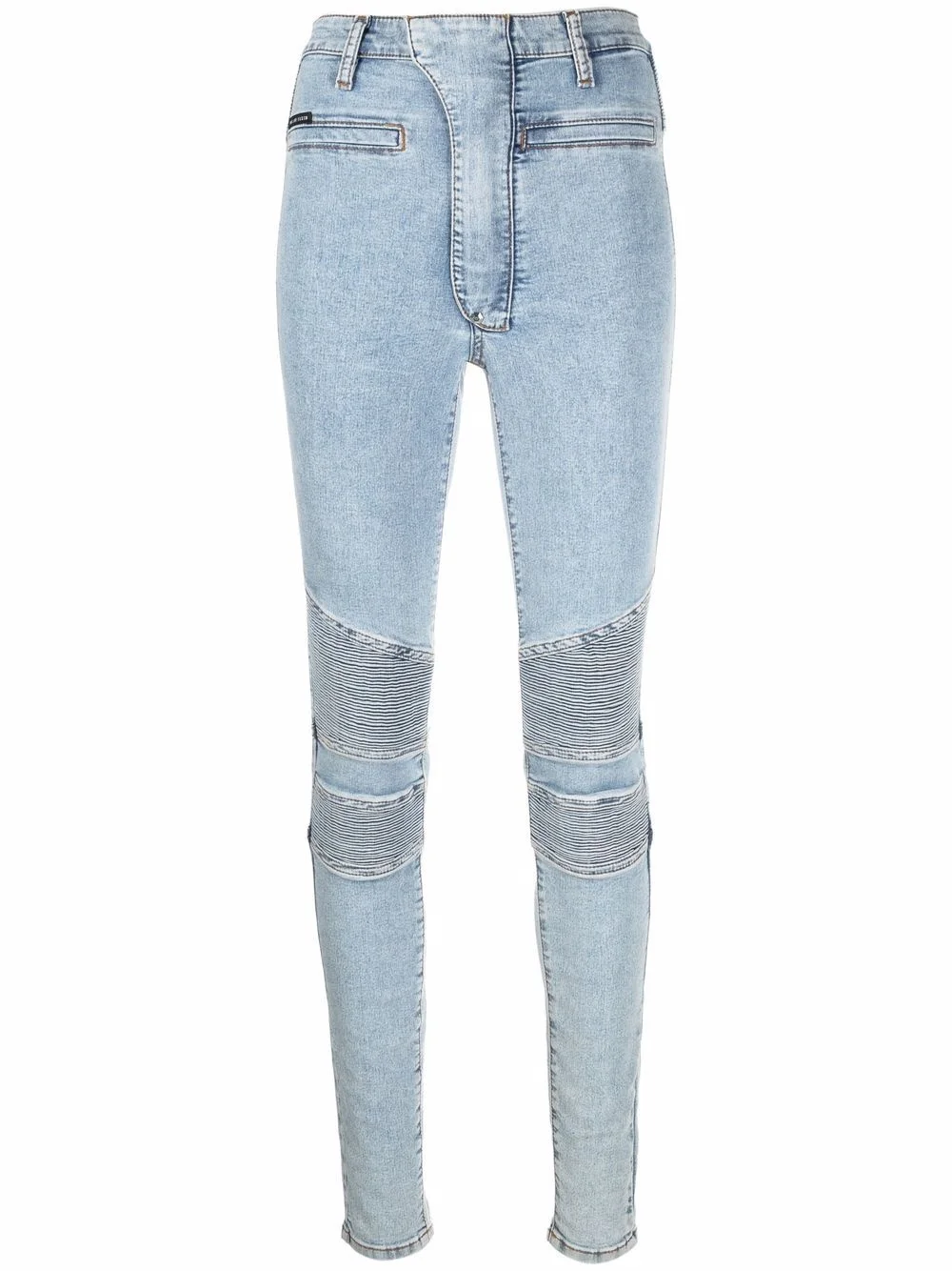 Iconic high waisted biker jeans - 1