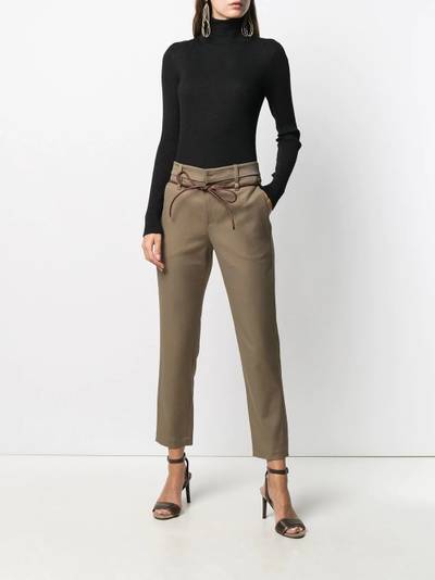 Brunello Cucinelli roll-neck ribbed jumper outlook