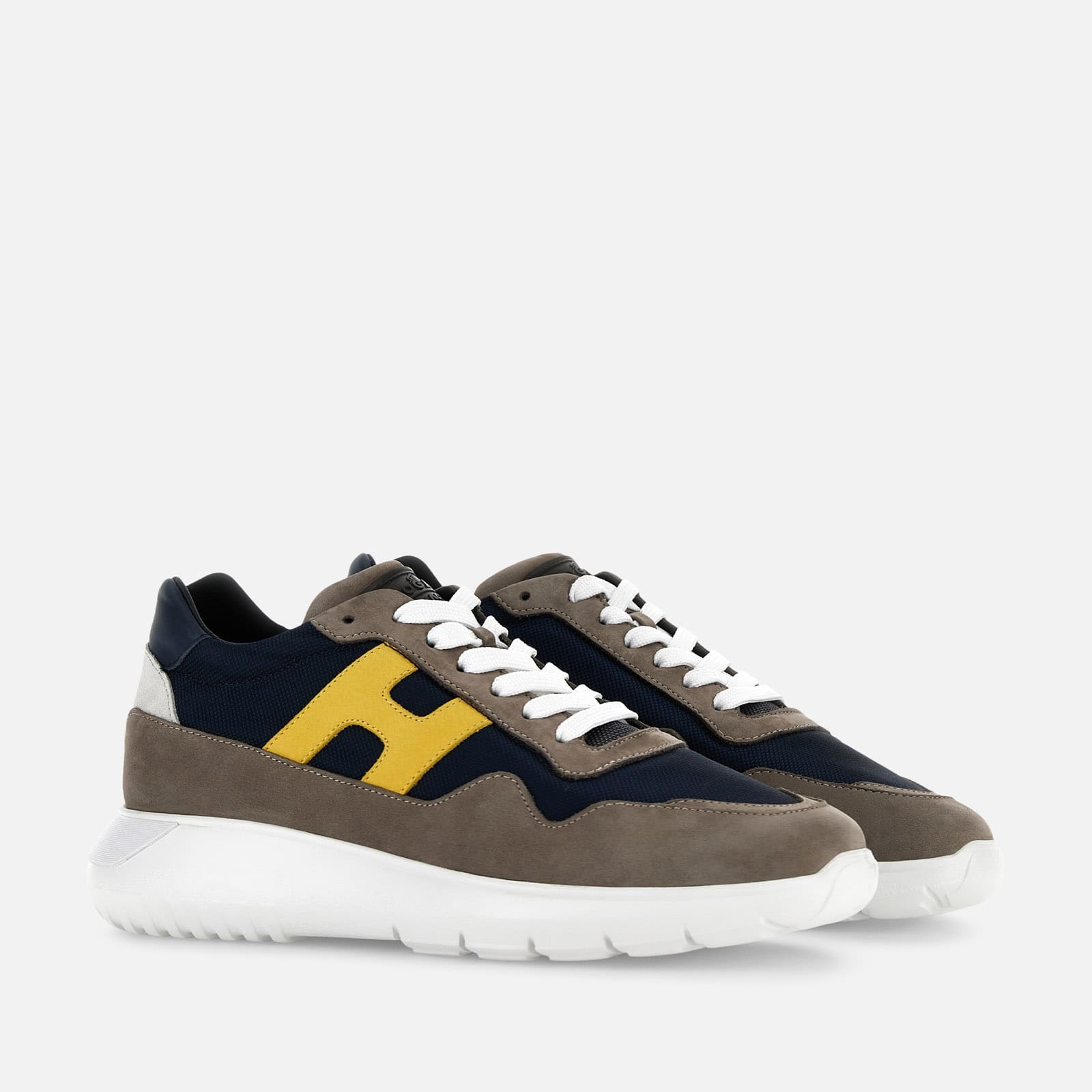 Sneakers Hogan Interactive³ Blue Yellow Grey - 2