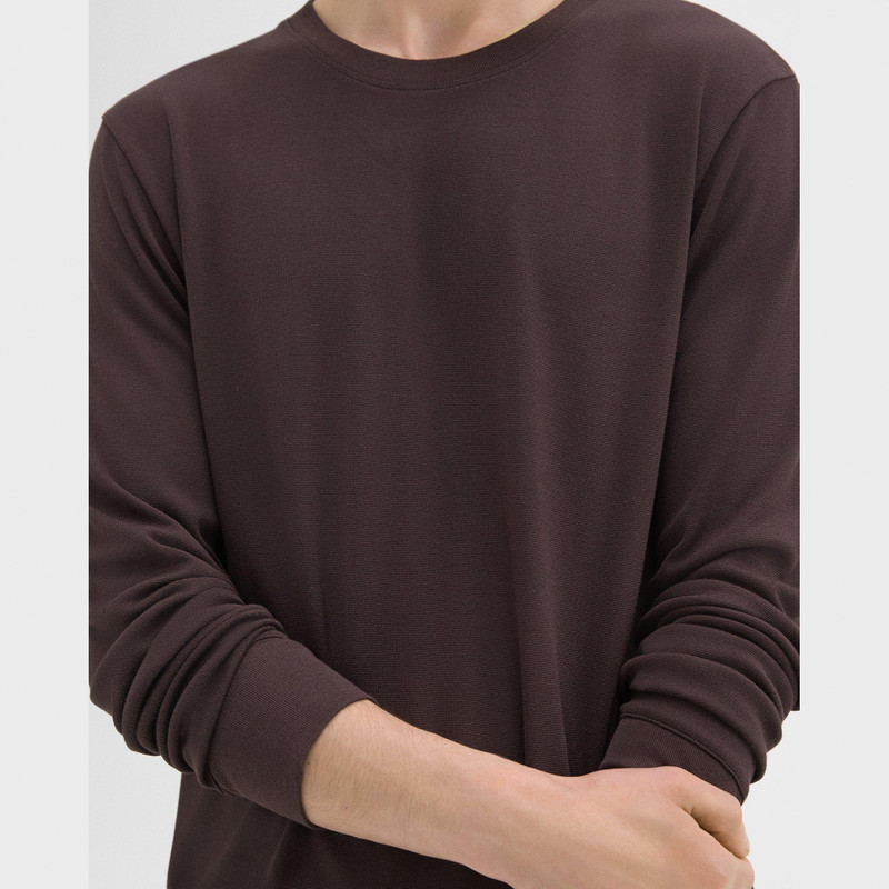 Essential Long-Sleeve Tee in Anemone Modal Jersey 5