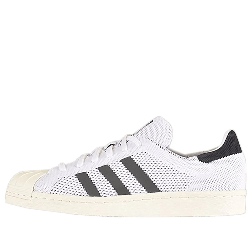 adidas Superstar 80s Primeknit 'Cloud White Black' S77440 - 1