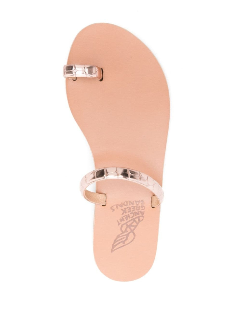 Ophion flat leather sandals 4