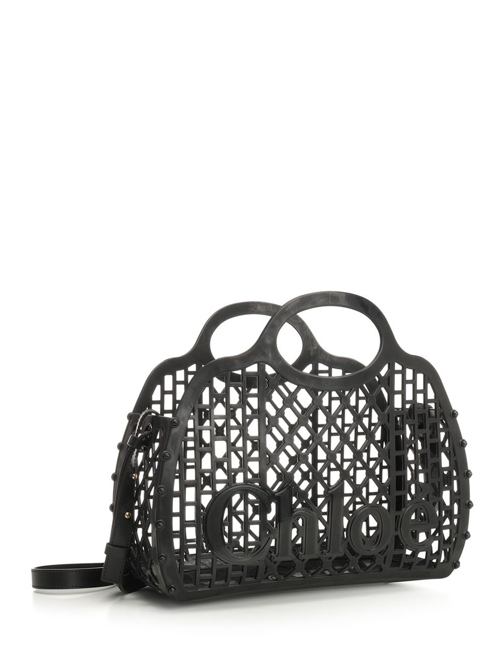S517 - Chloe Cage Handbags Black - 2