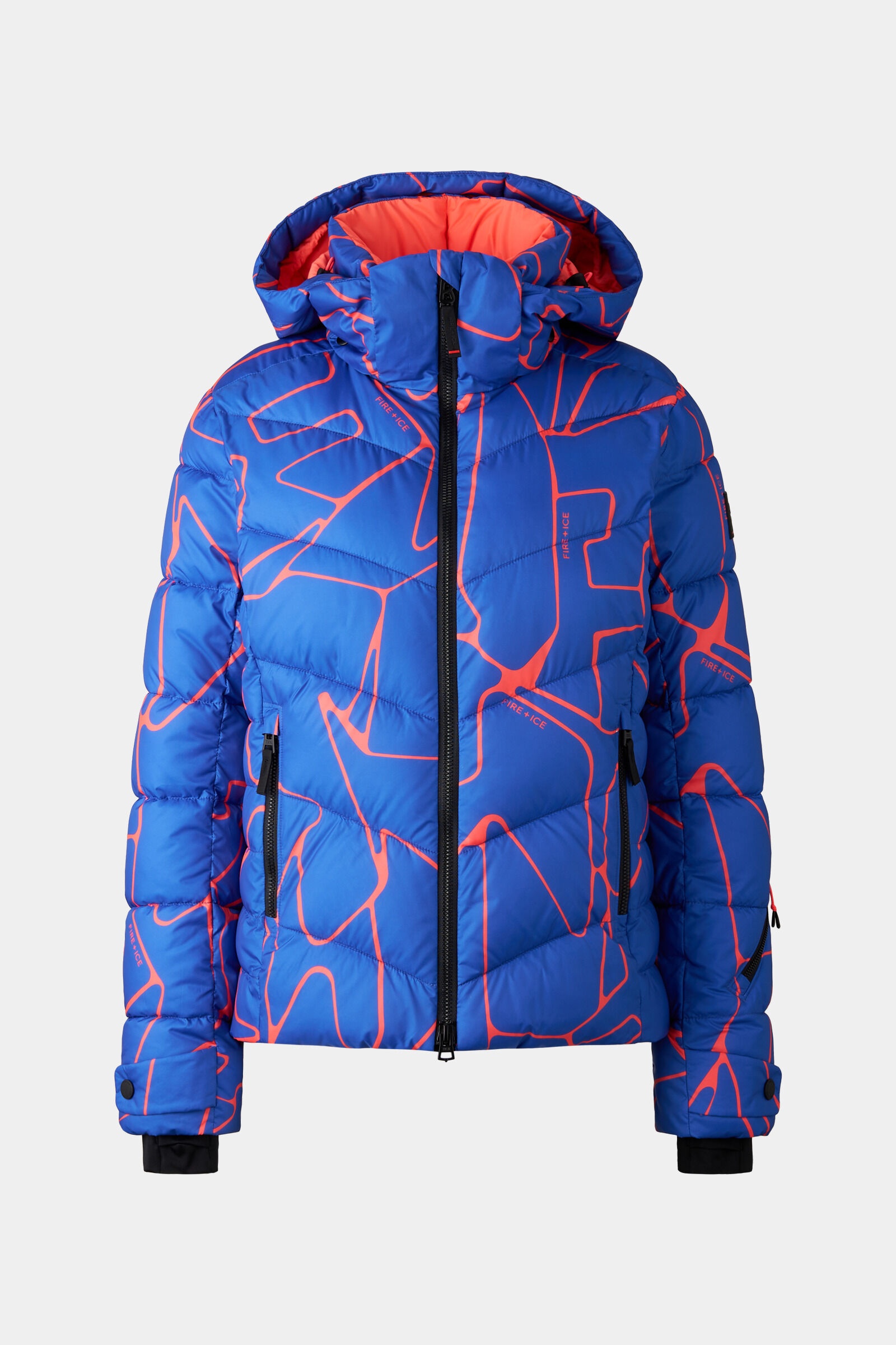 Seally Ski jacket in Blue/Coral - 1