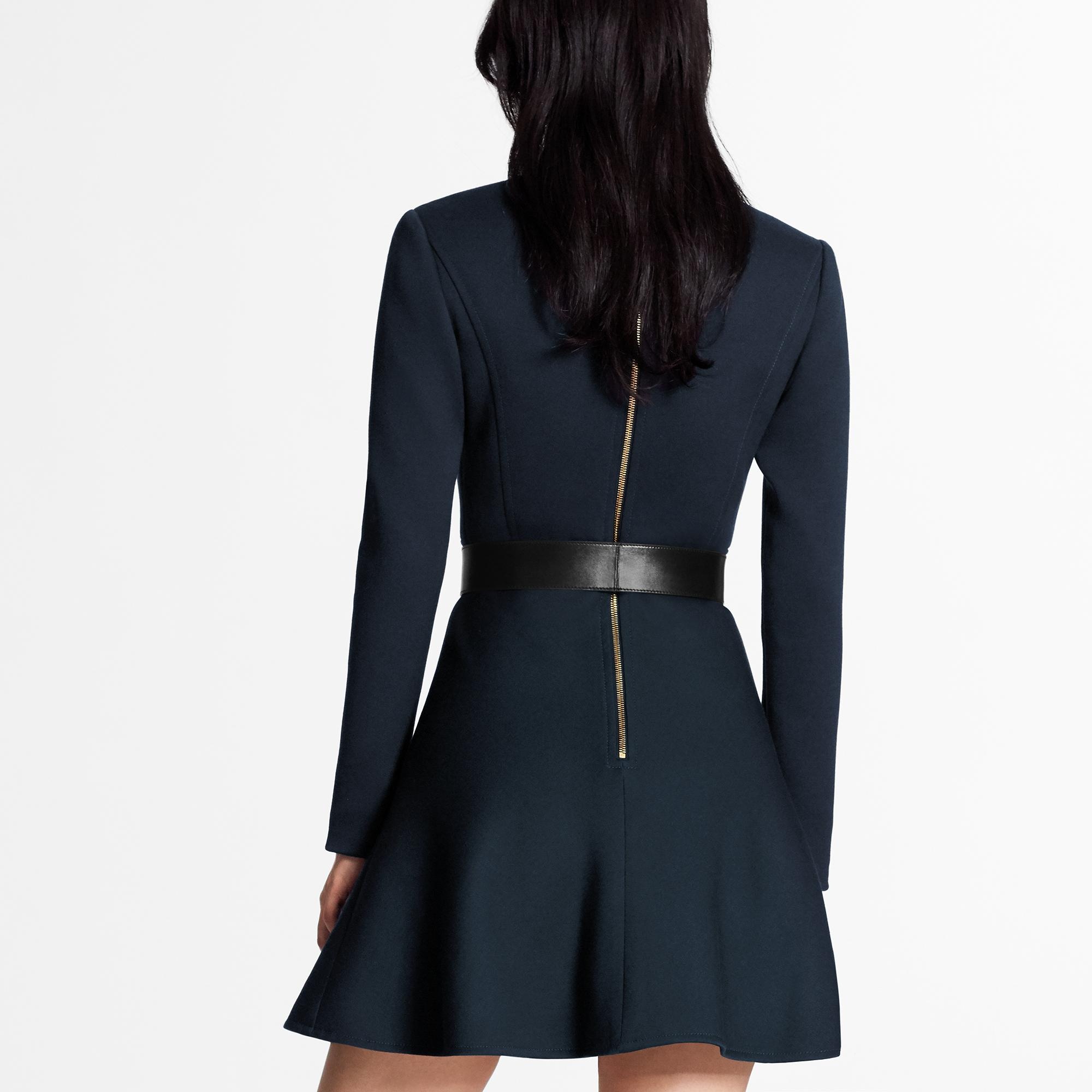 Long-Sleeved Skater Dress - 5