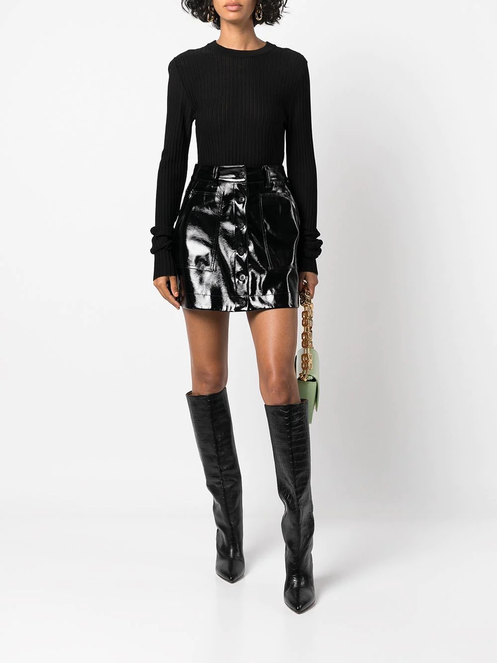 fine ribbed-knit jumper - 2