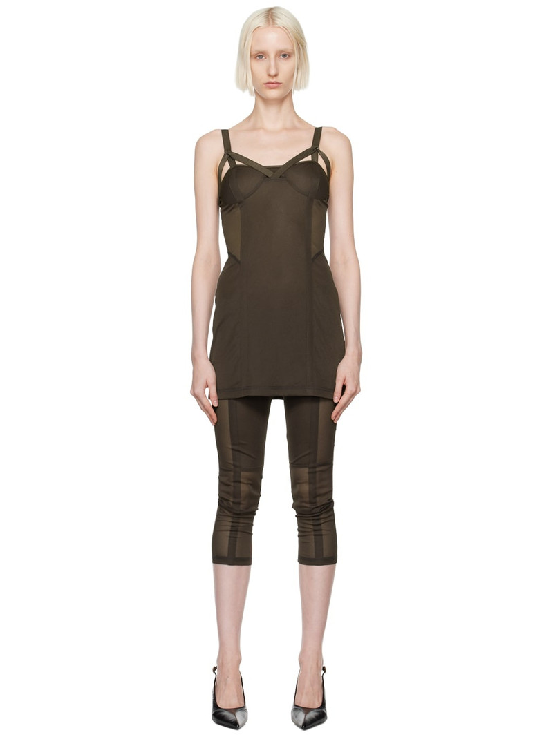 corset-style mini dress 1
