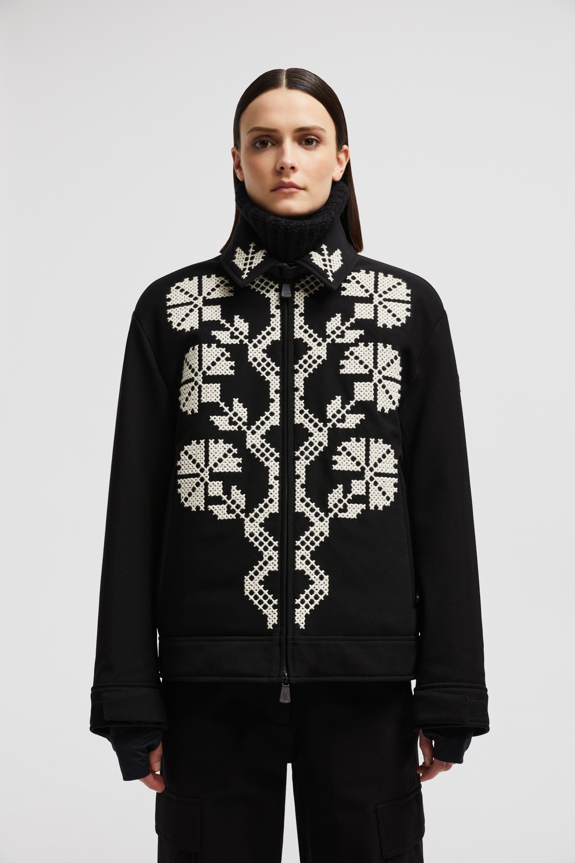 Pers Embroidered Down Ski Jacket - 3
