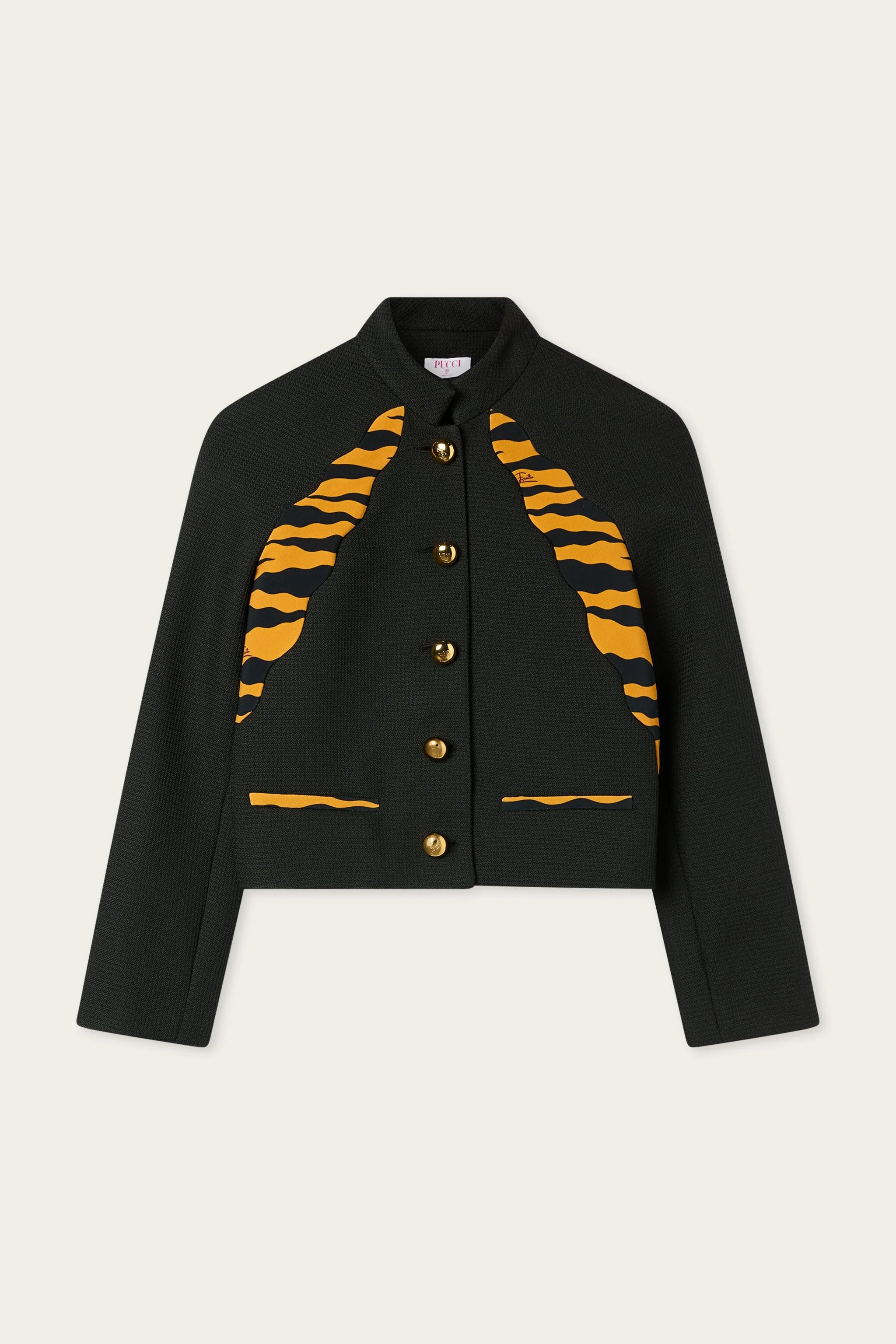 JACKET WITH PRINTED DETAILS - 1