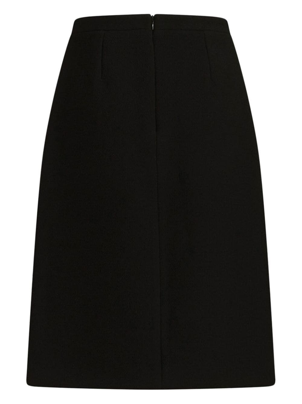 floral-embroidery pencil skirt - 5