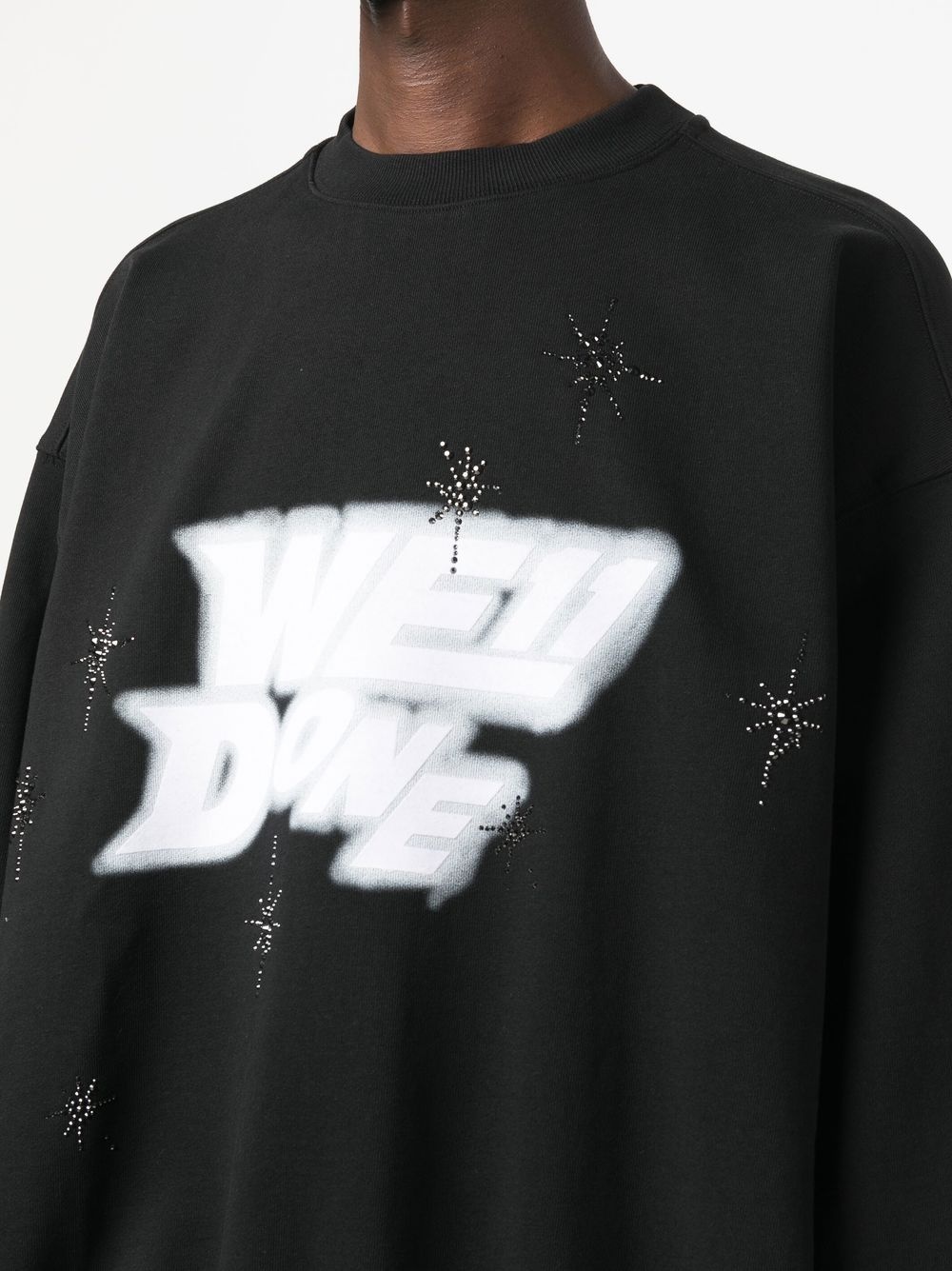 logo-print detail sweatshirt - 6