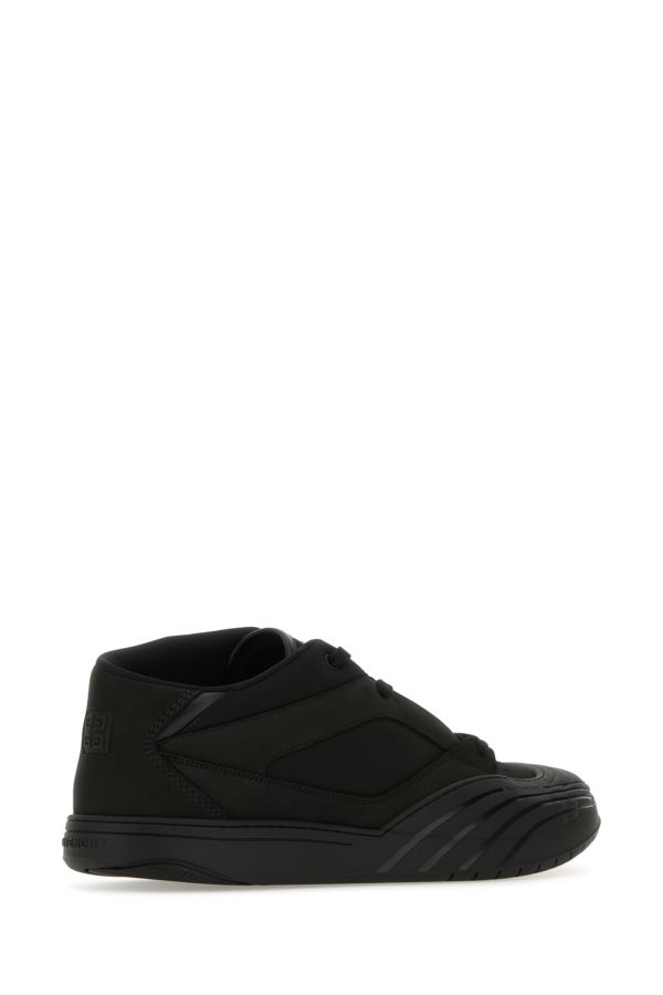 スニーカー GIVENCHY Black canvas, rubber and leather sneakers Givenchy Black canvas, rubber and leather sneakers