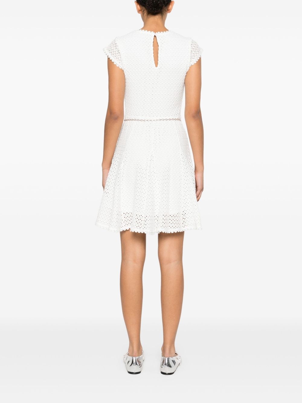 belted mini dress - 4