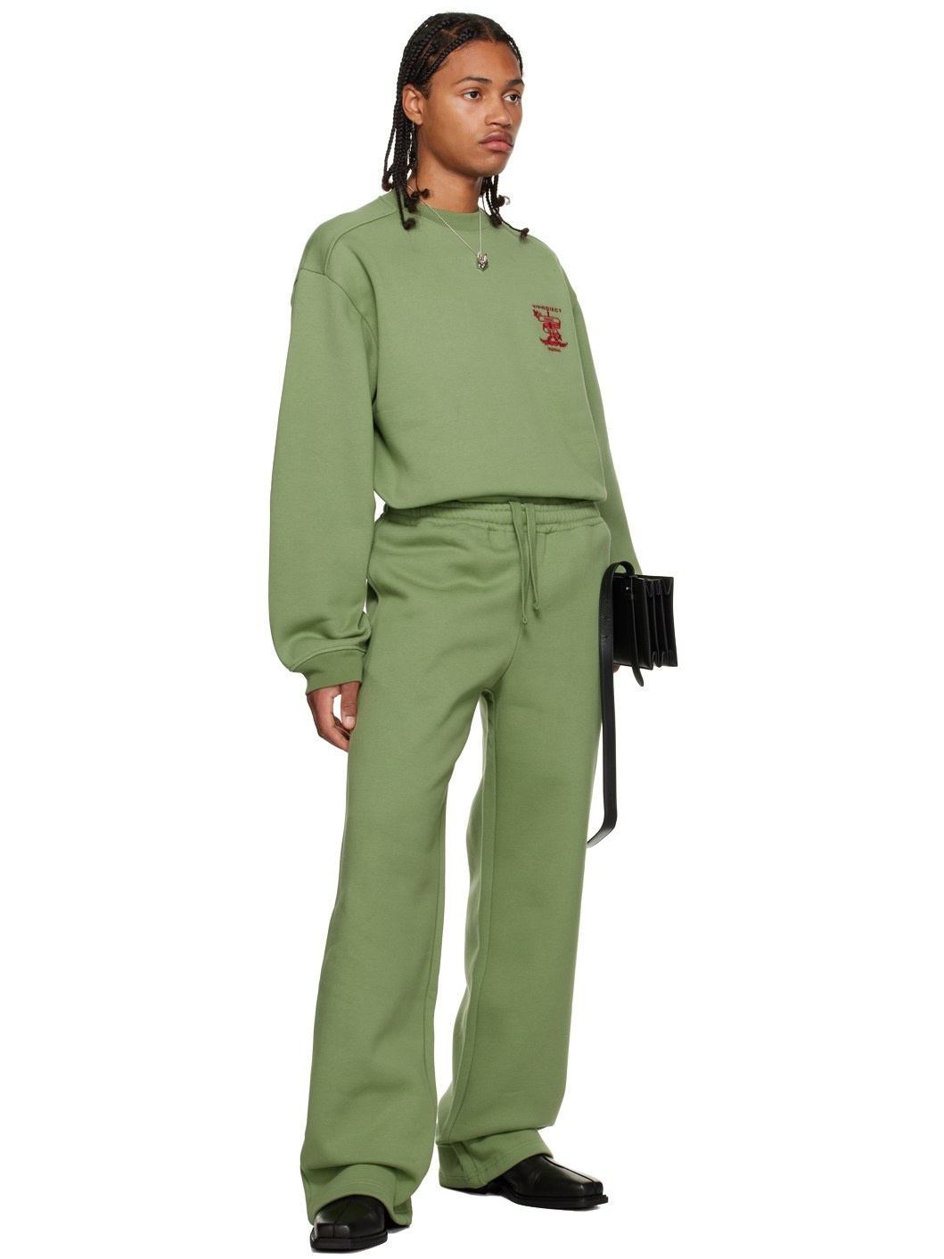 Green Print Sweatshirt - 4