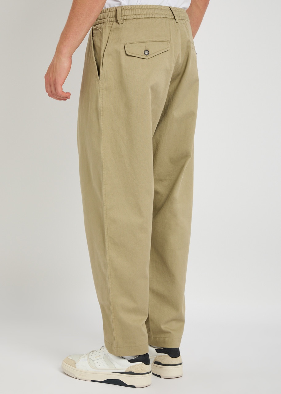 Universal Works Pleated Cotton-twill Trousers - 3