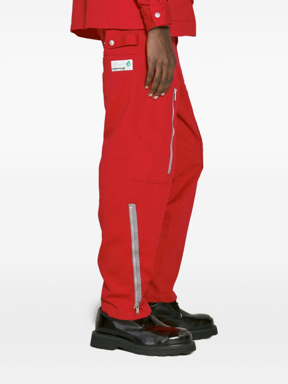 cotton twill trousers - 3