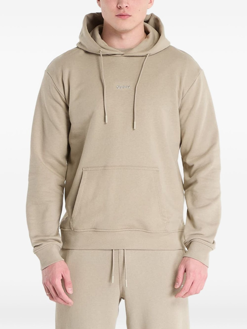 logo-lettering hoodie 1