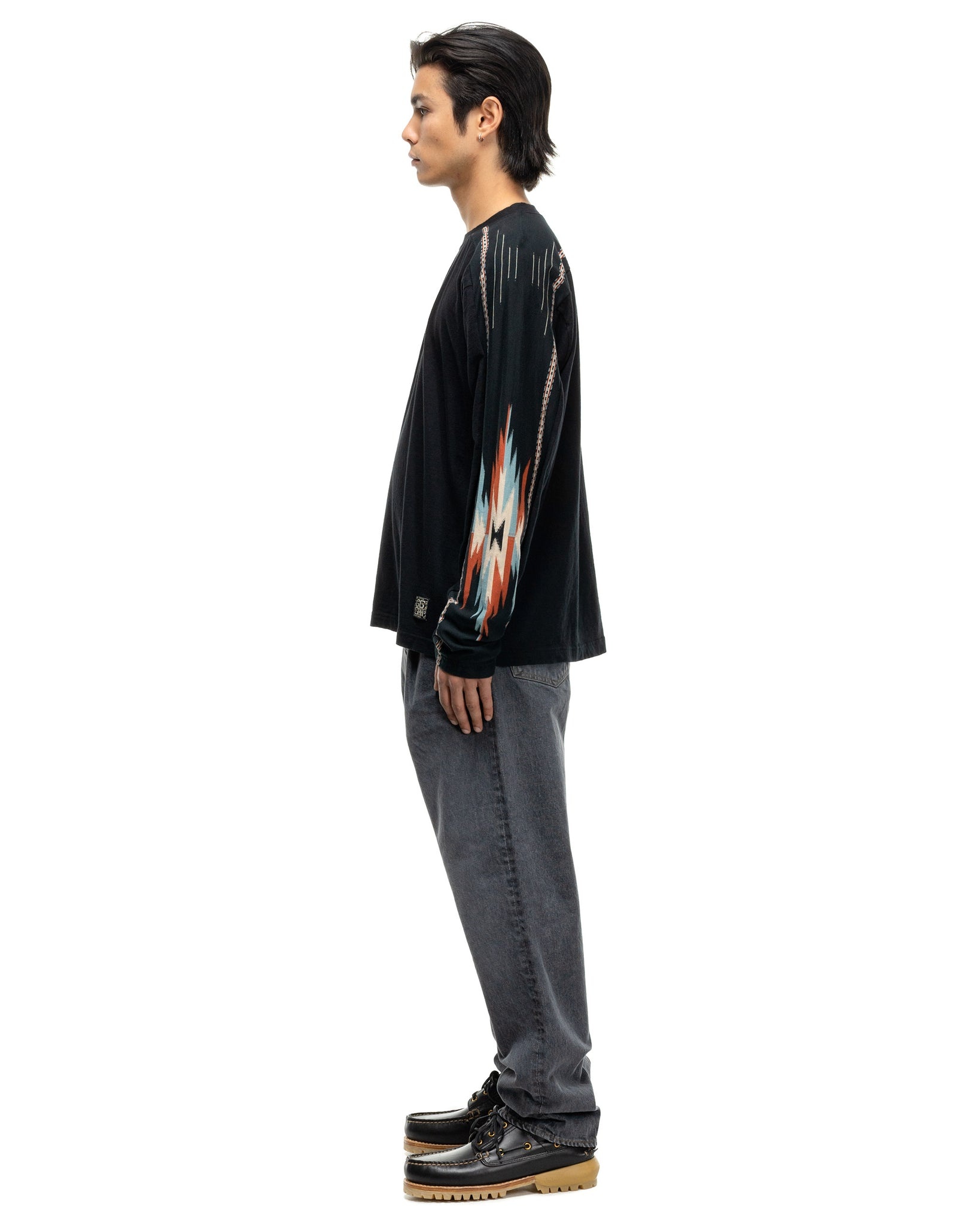 14OZ BLACK DENIM 5P CONEY OKAGILLY BLACK - 3