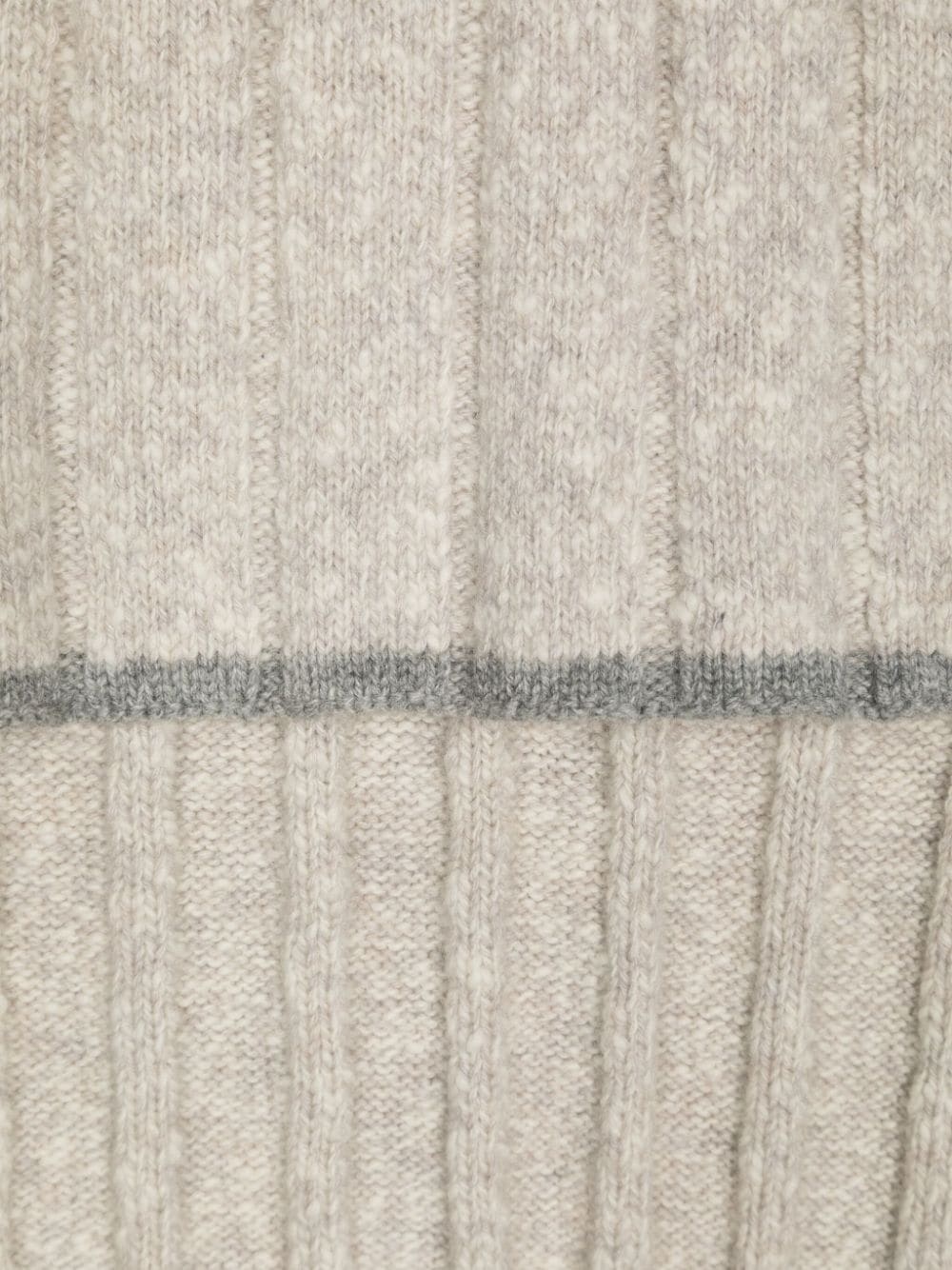 MÉLANGE-EFFECT KNITTED SCARF - 3