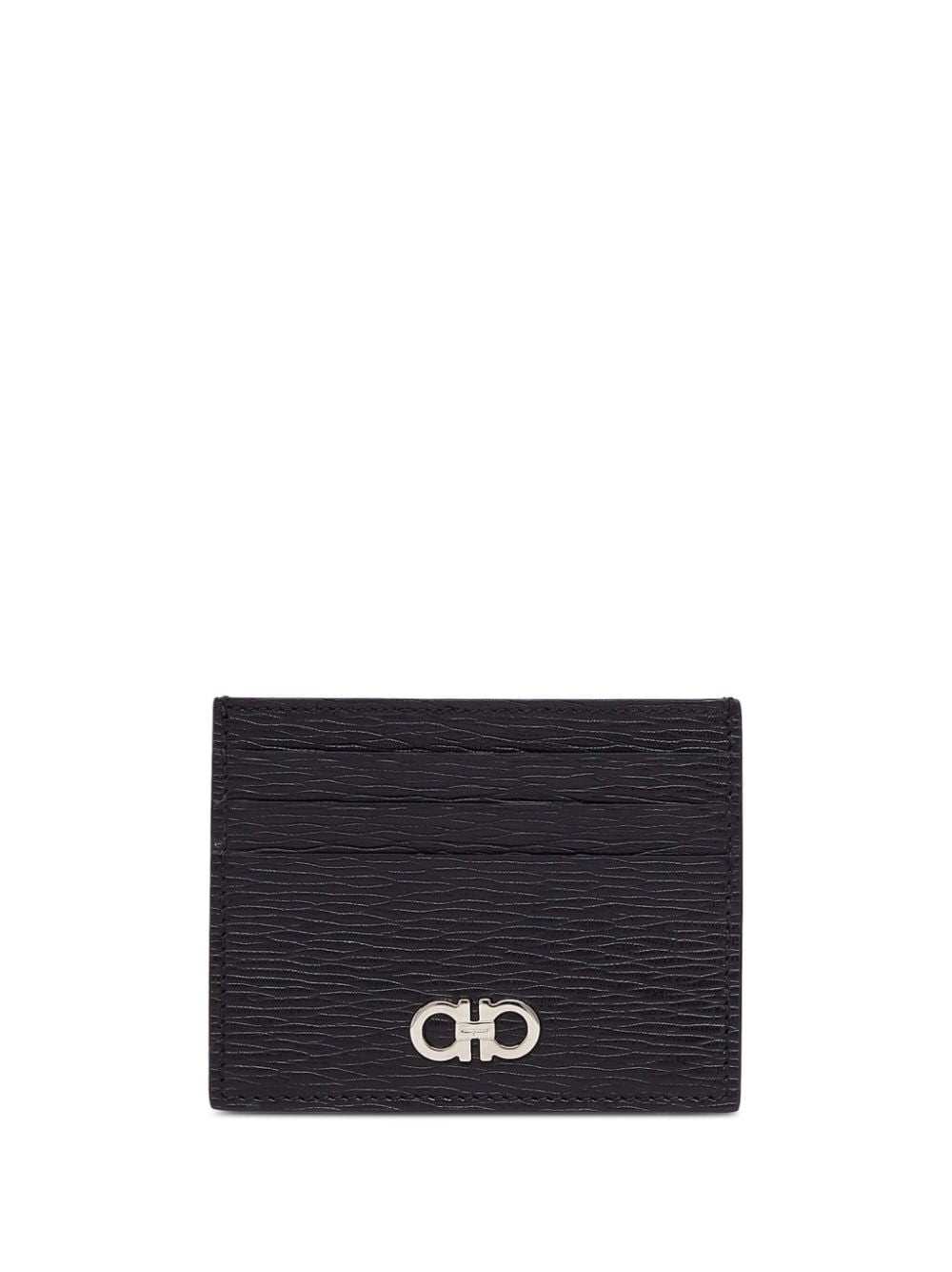 Ferragamo Men Two-Tone Gancini Card Holder - 1