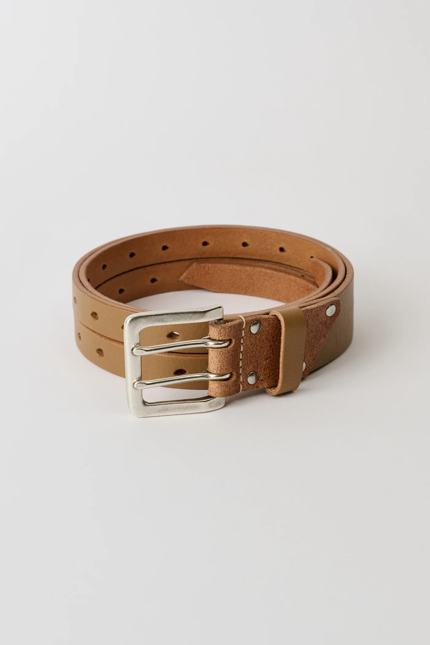 Split Belt Oily Sand Leather - 1