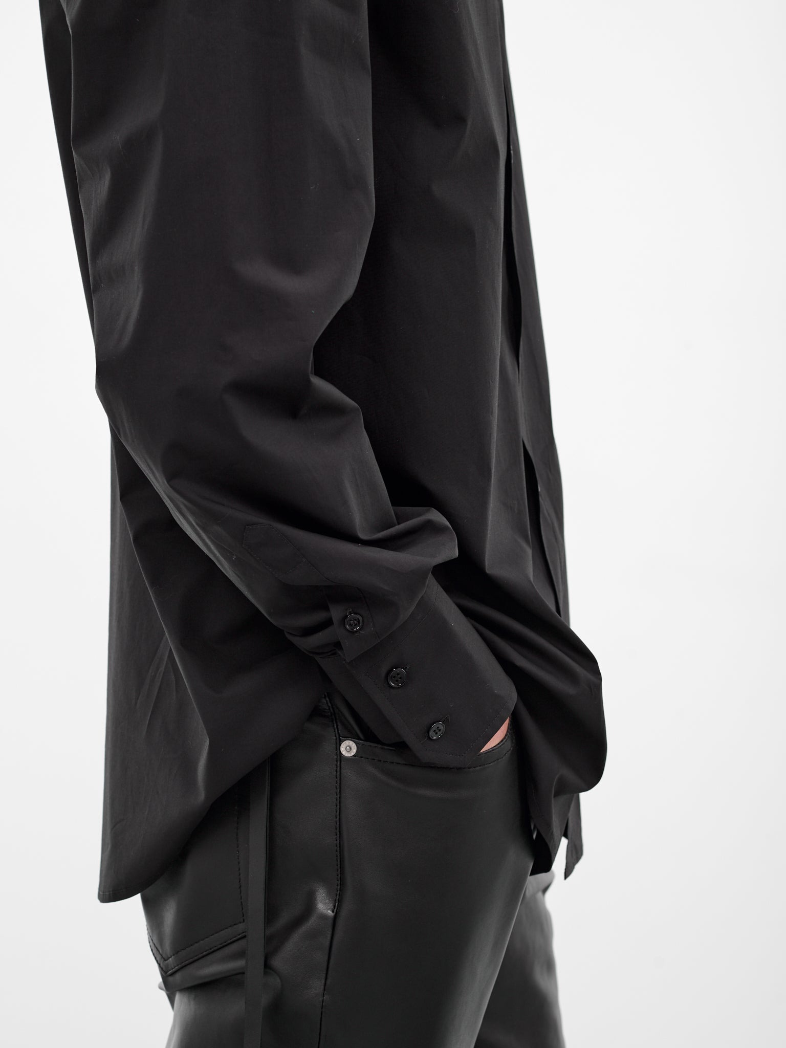 Black Classic Dress Shirt - 4