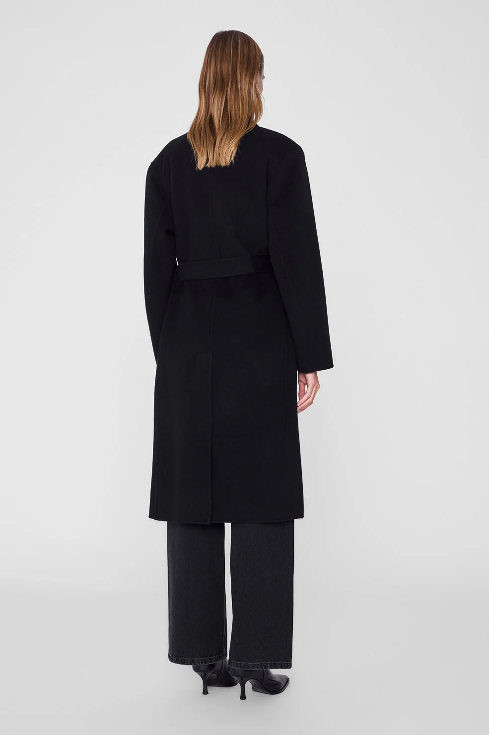 Sana Coat - Black Cashmere Blend - 1
