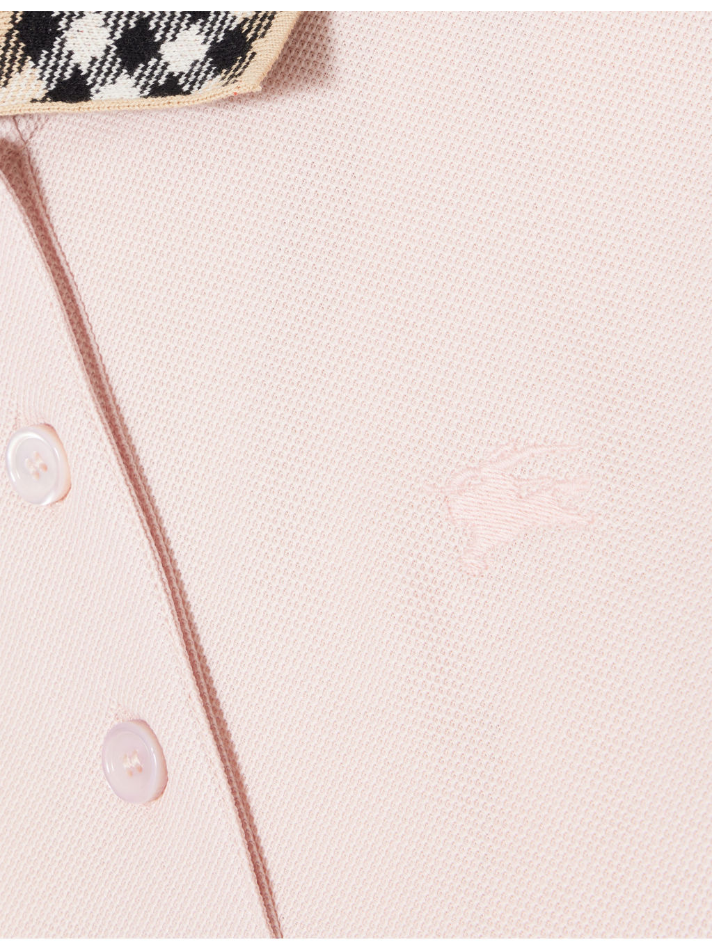 Check-Collar Logo-Embroidered Cotton Polo Shirt - 6