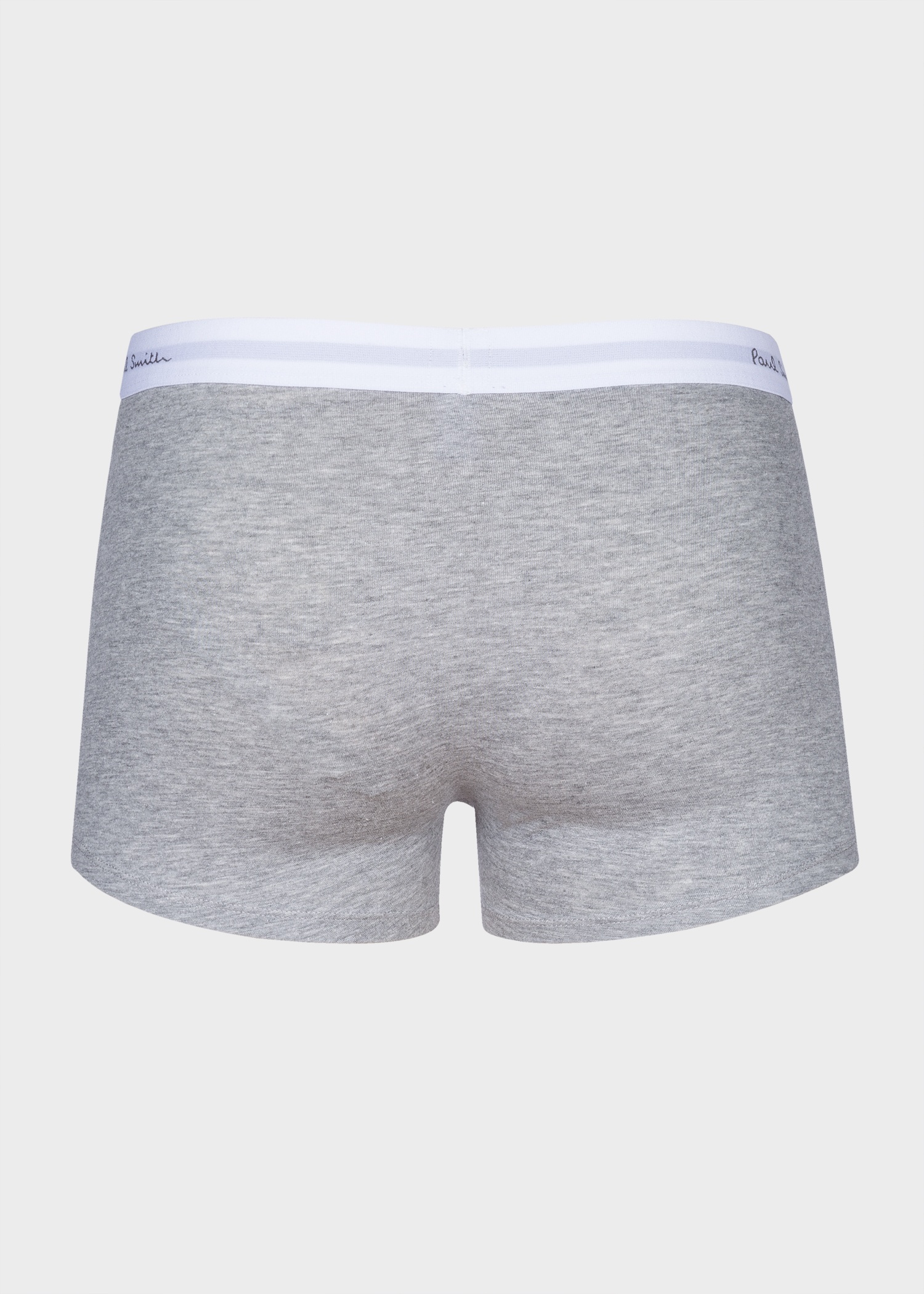 Grey Organic Cotton Low-Rise Boxer Briefs Three Pack - 2