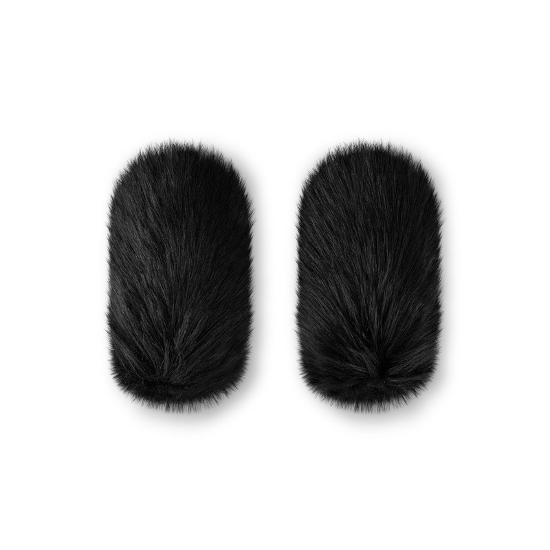 Fake Fur Mittens 1