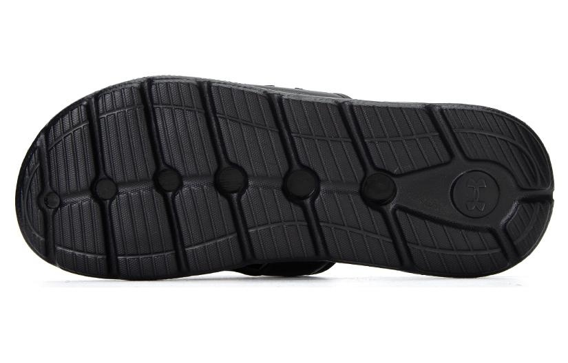 (WMNS) Under Armour Ignite 7 Slide 'Black White' 3026027-001 - 6
