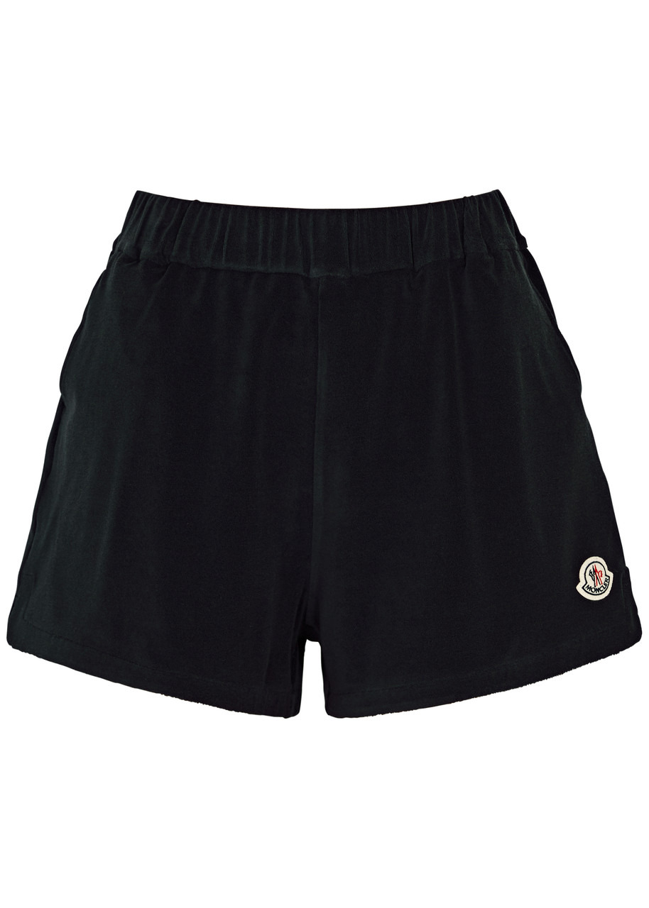 Logo cotton-blend shorts - 1