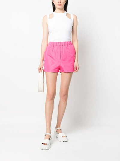 MSGM elasticated-waistband shorts outlook