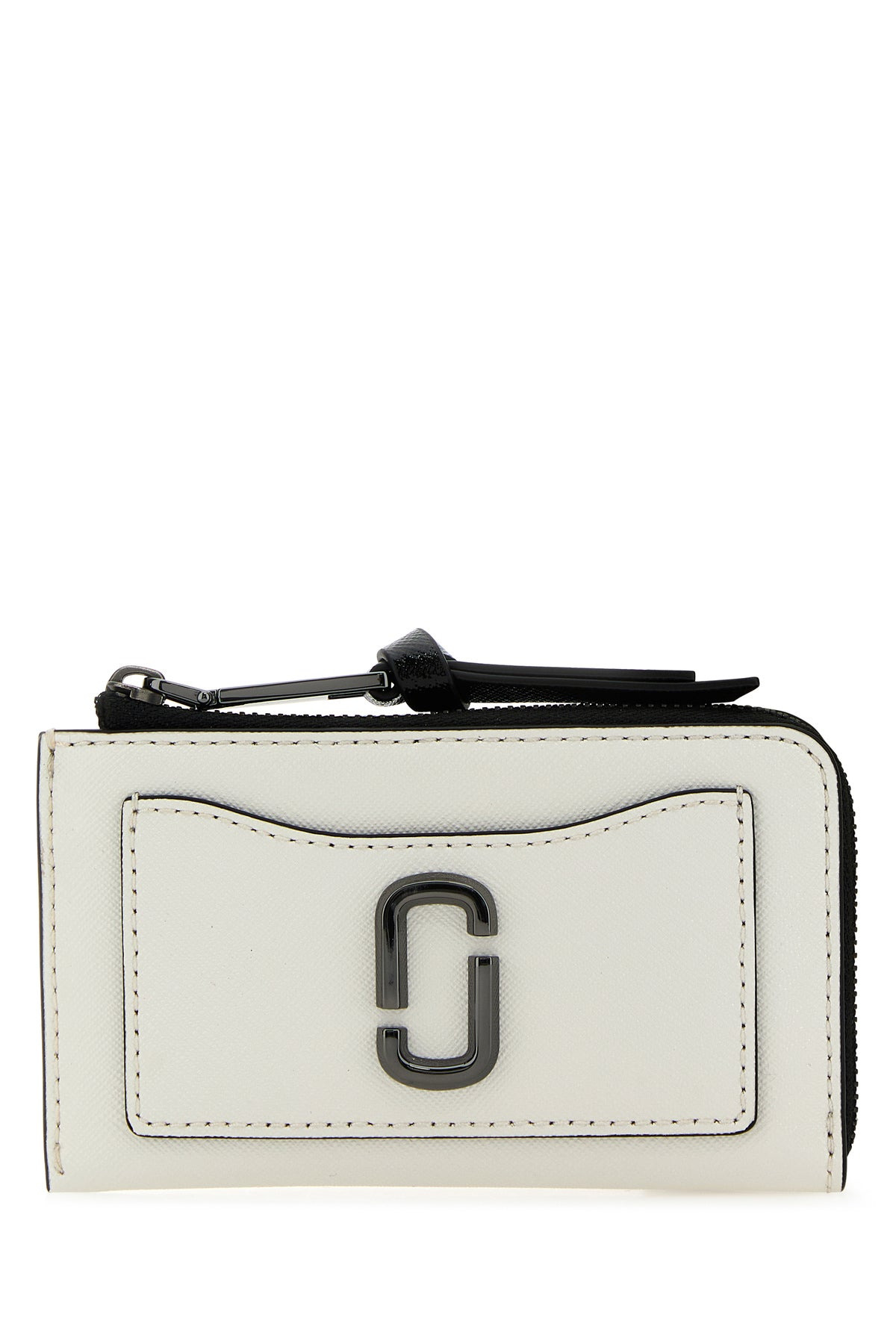 White leather Utility Snapshot wallet - 1