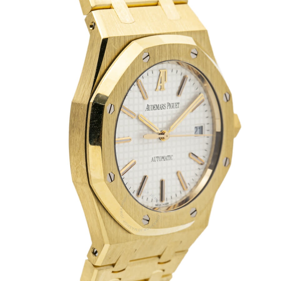 Audemars Piguet Royal Oak White Dial Men's Watch 15300BA - 4