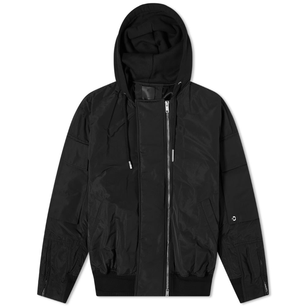 Givenchy Oversized Hooded Bomber Jacket - 1