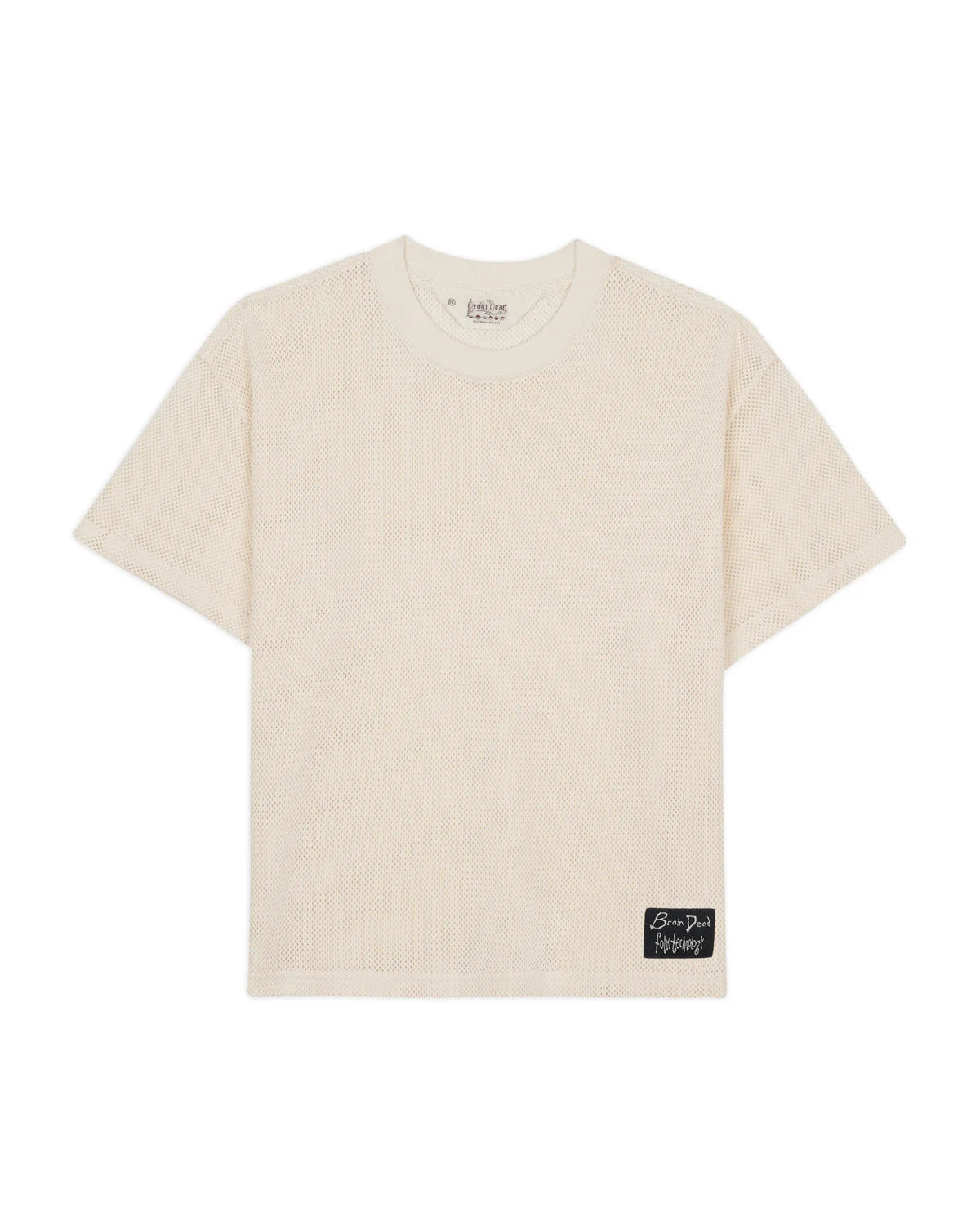 Folk Technology Mesh T-shirt - Cement - 1
