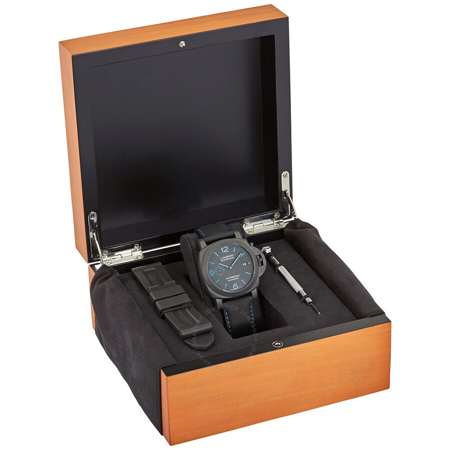 Panerai Luminor Marina Carbotech Automatic Black Dial Men's Watch PAM01661 - 4