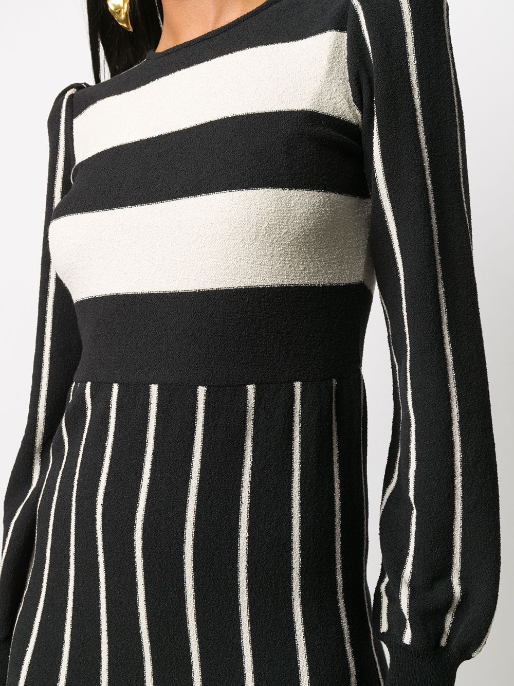 striped knitted dress - 5